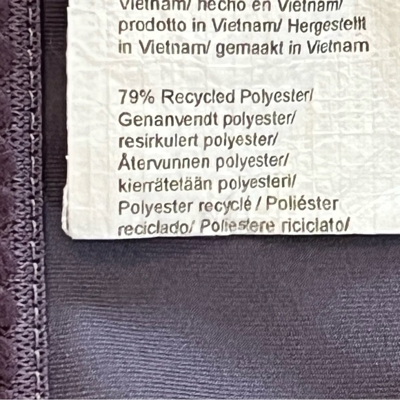 Girlfriend Collective Topanga Bra sports bra yoga crossover straps purple large - Picture 8 of 14